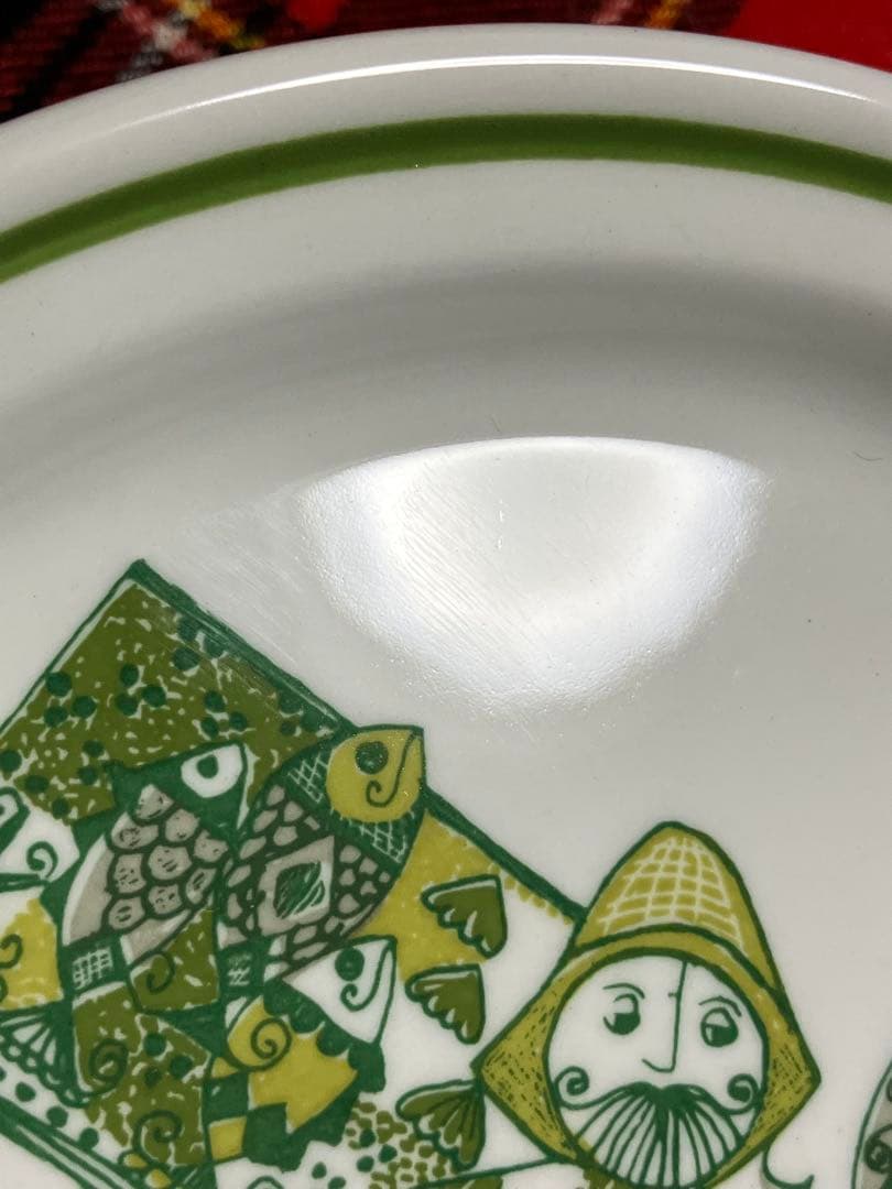 ノルウェー FIGGJO フィッギオ ペアプレート 1960年代