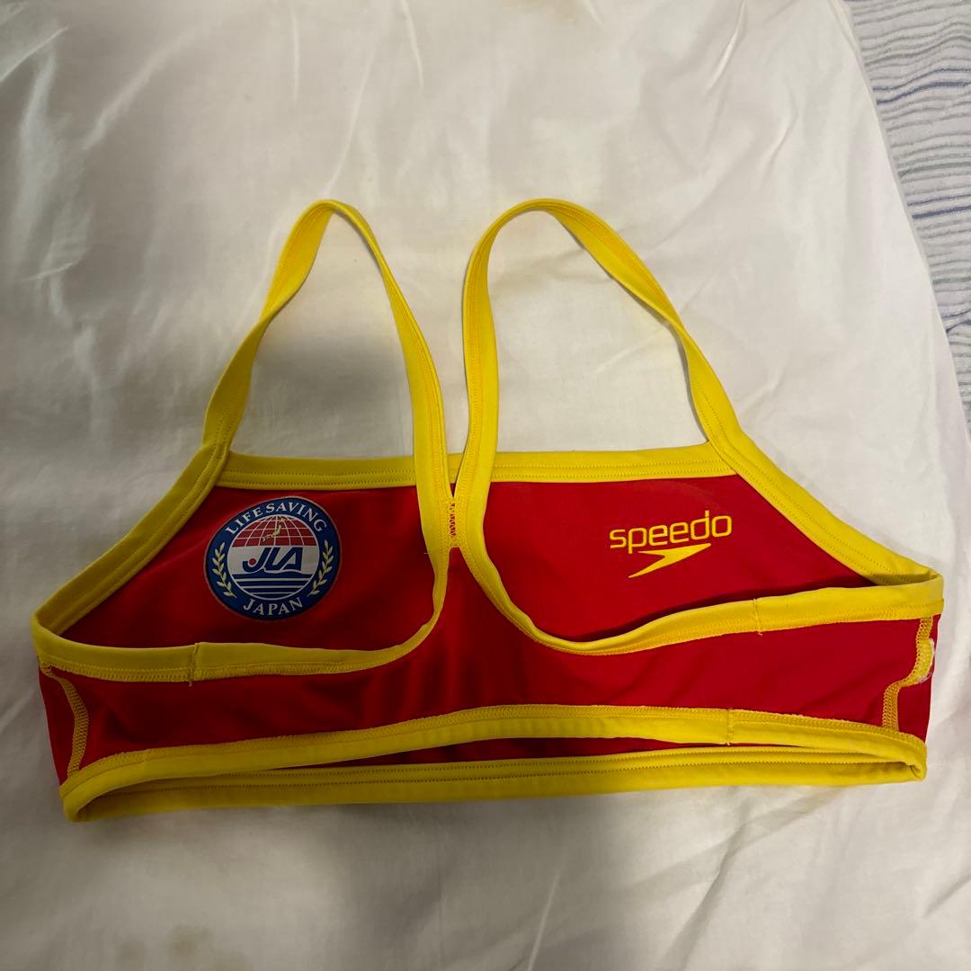 m*u様 Speedo 水着 赤 Lifesaving Japan