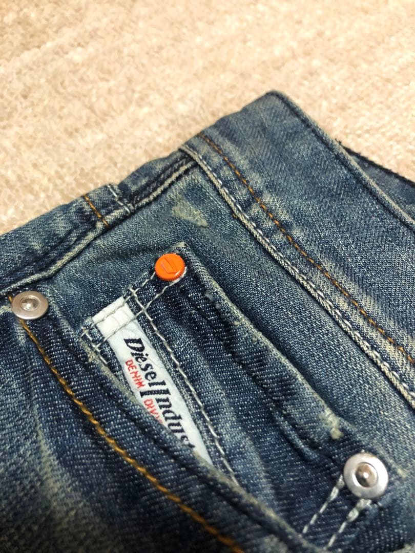 新品 希少 ディーゼルDIESEL × adidas デニムパンツ W28×32