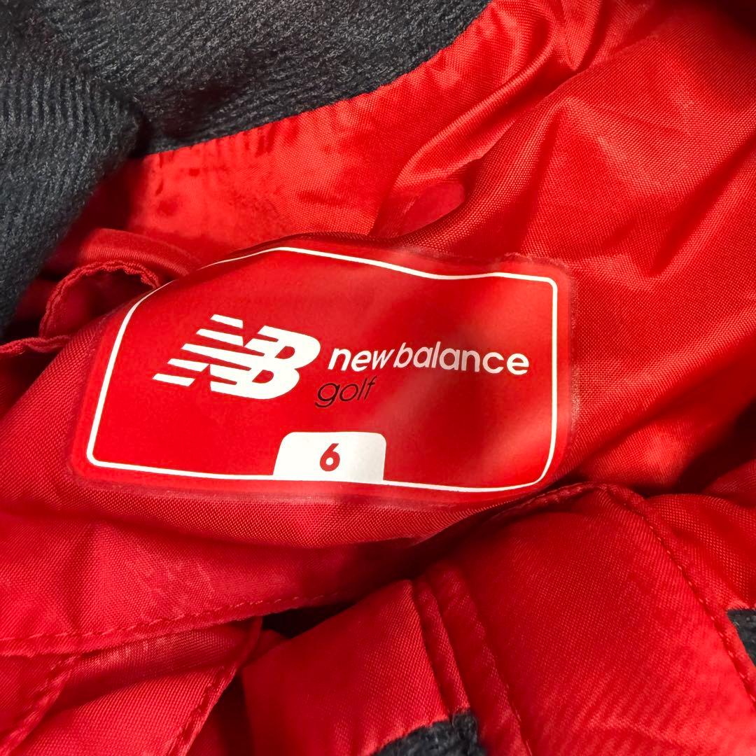 ニューバランスゴルフ】美品 中綿 セットアップ レッド 6サイズ メンズ