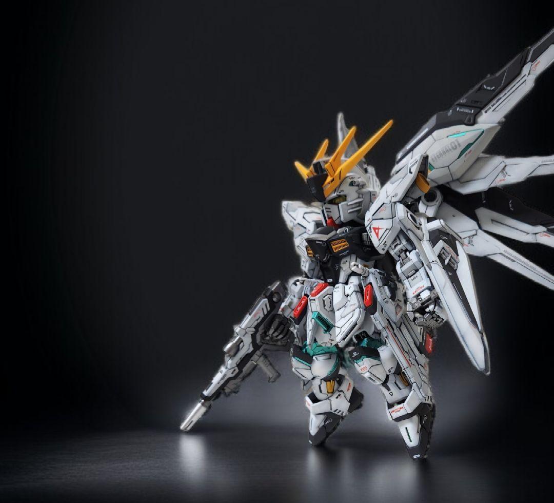 MGSD フリーダムガンダム 全塗装 ニューガンダム風 完成品 - メルカリ