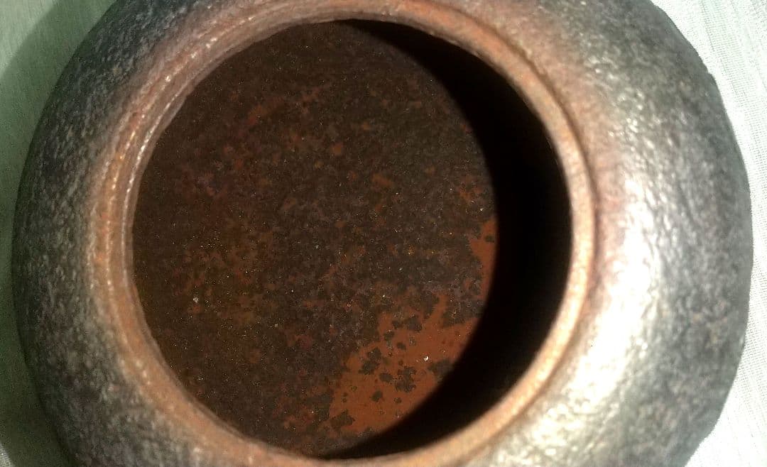 南部 鉄瓶 秋穂作 棗形様 昭和廿九(29)年 茶道具 古美術 7225 - メルカリ