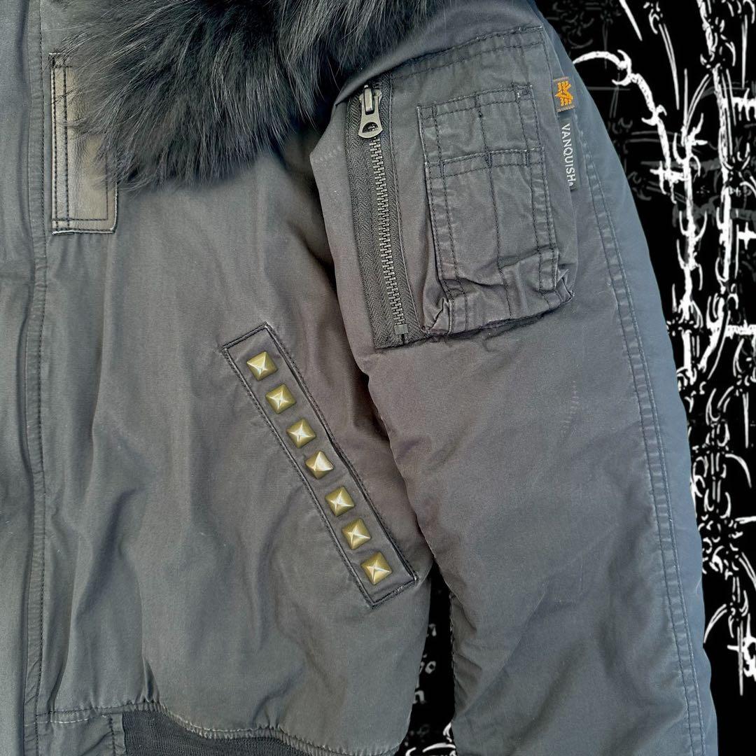 ALPHA×VANQUISH n2b スタッズ ファージャケット y2k 00s - メルカリ
