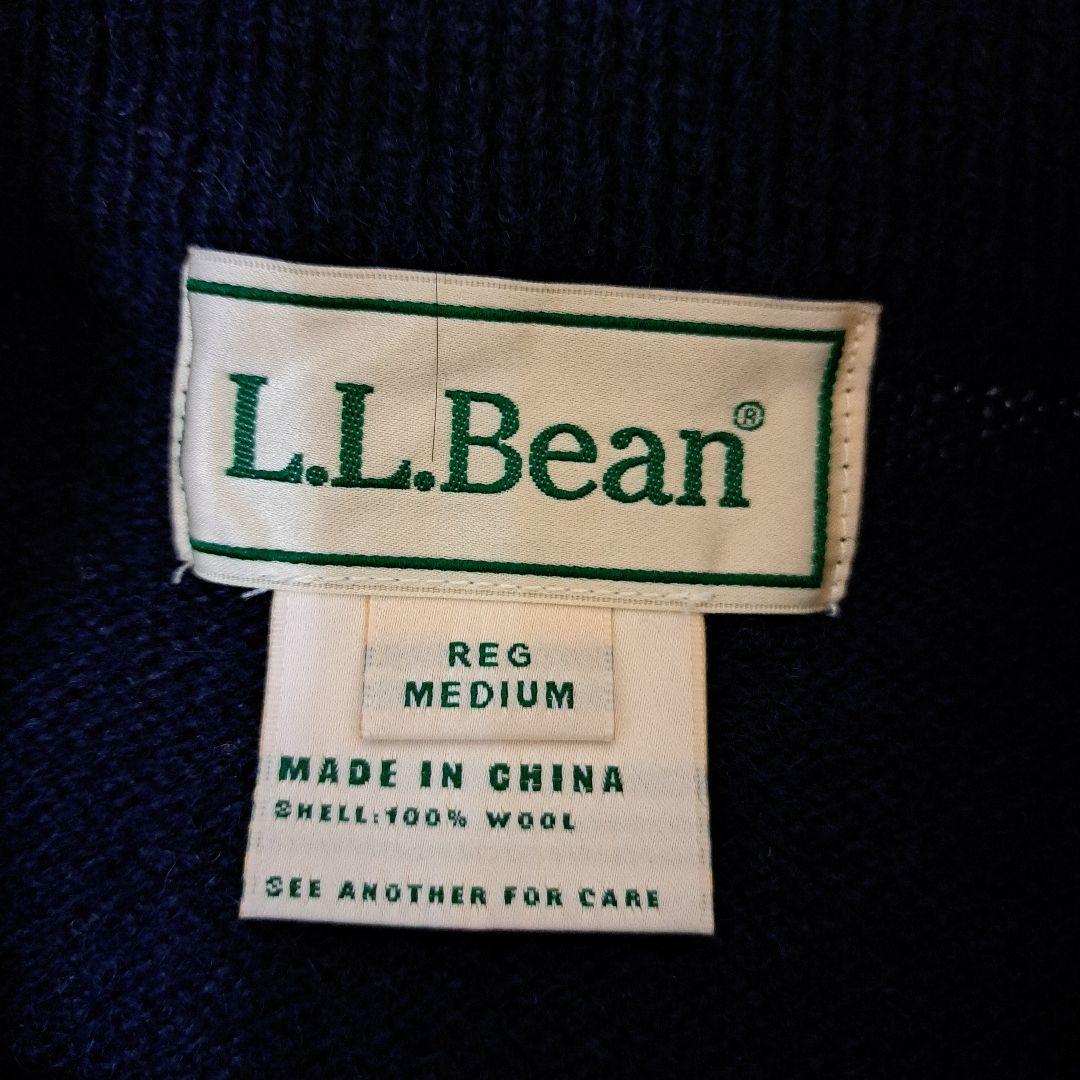 完売品 L.L.Bean ウーリッジ ウール100% ニットセーター Mサイズ