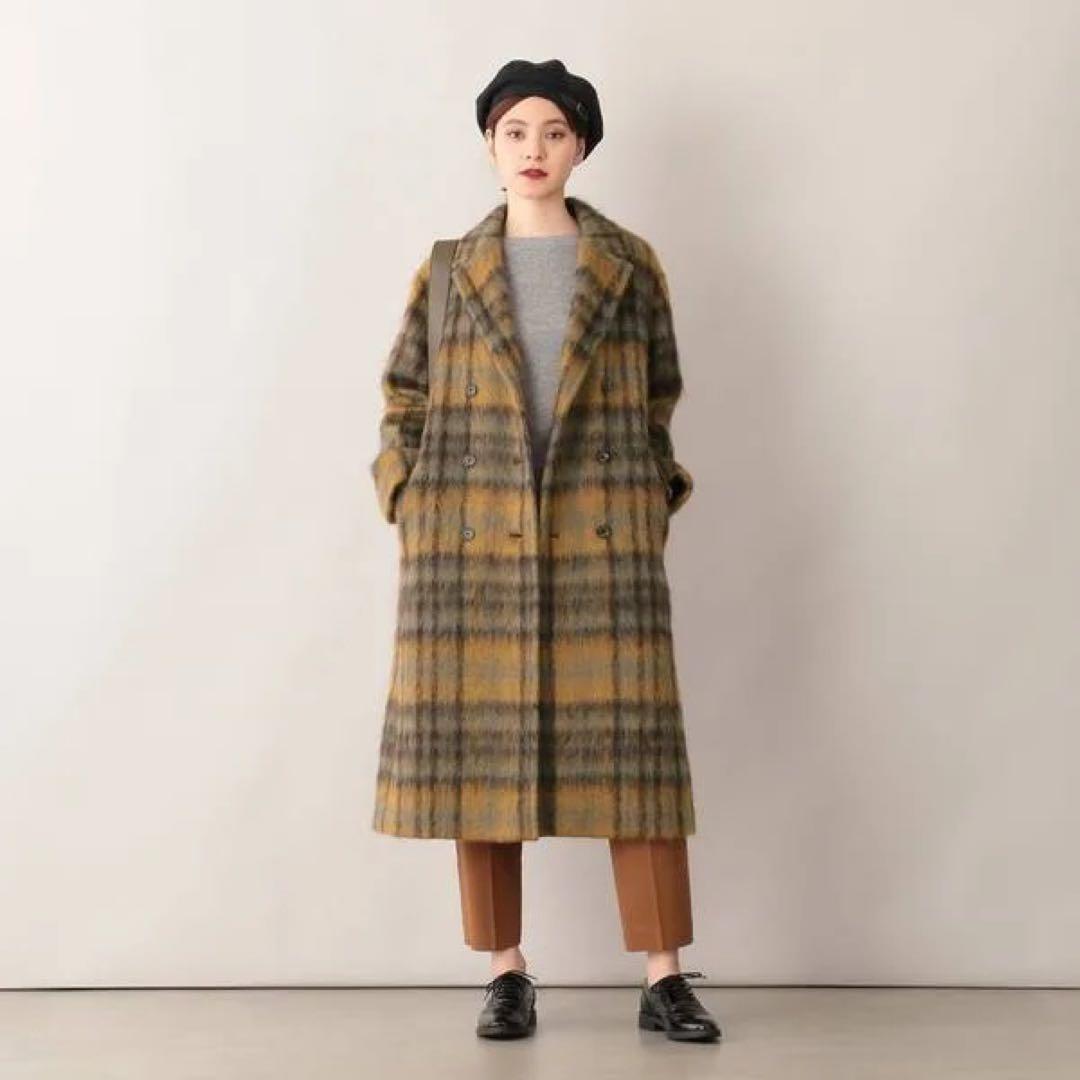 極美品 マッキントッシュ フィロソフィー モヘアシャギー ダブル