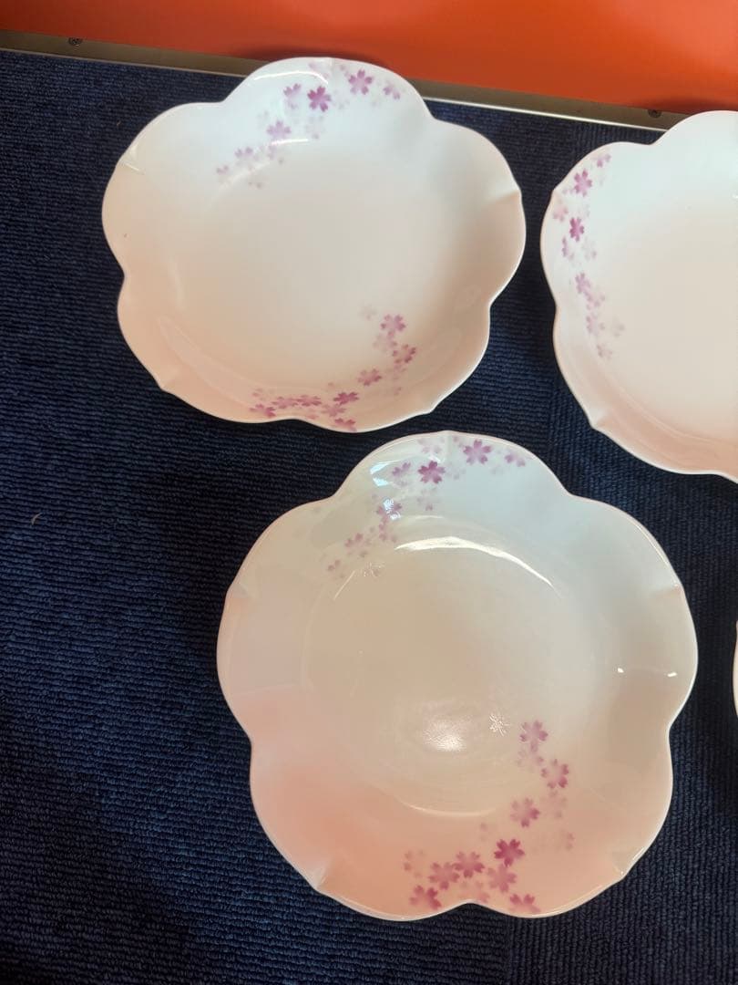 2024 深川製磁 桜 和皿 5客 未使用 - メルカリ