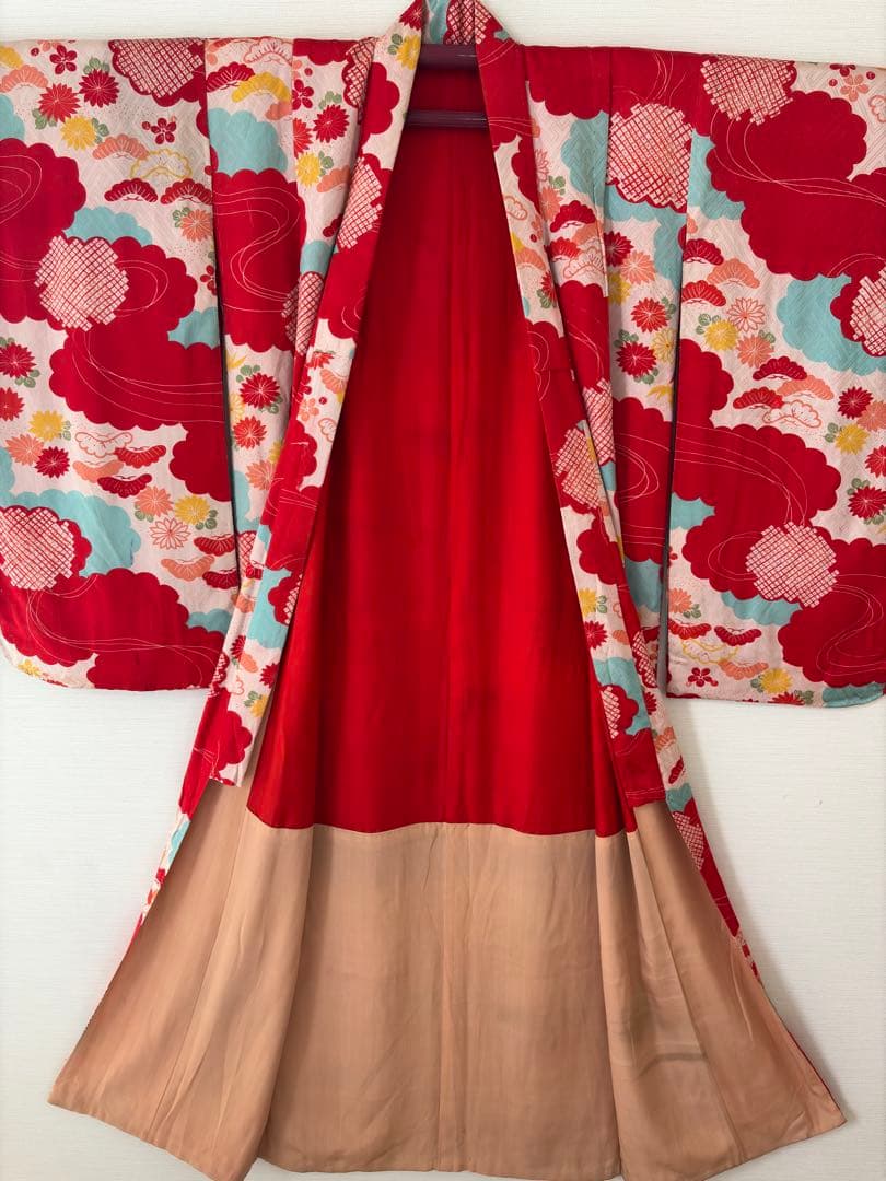 専用です。2点おまとめ。アンティーク 子供 着物 身丈141㎝