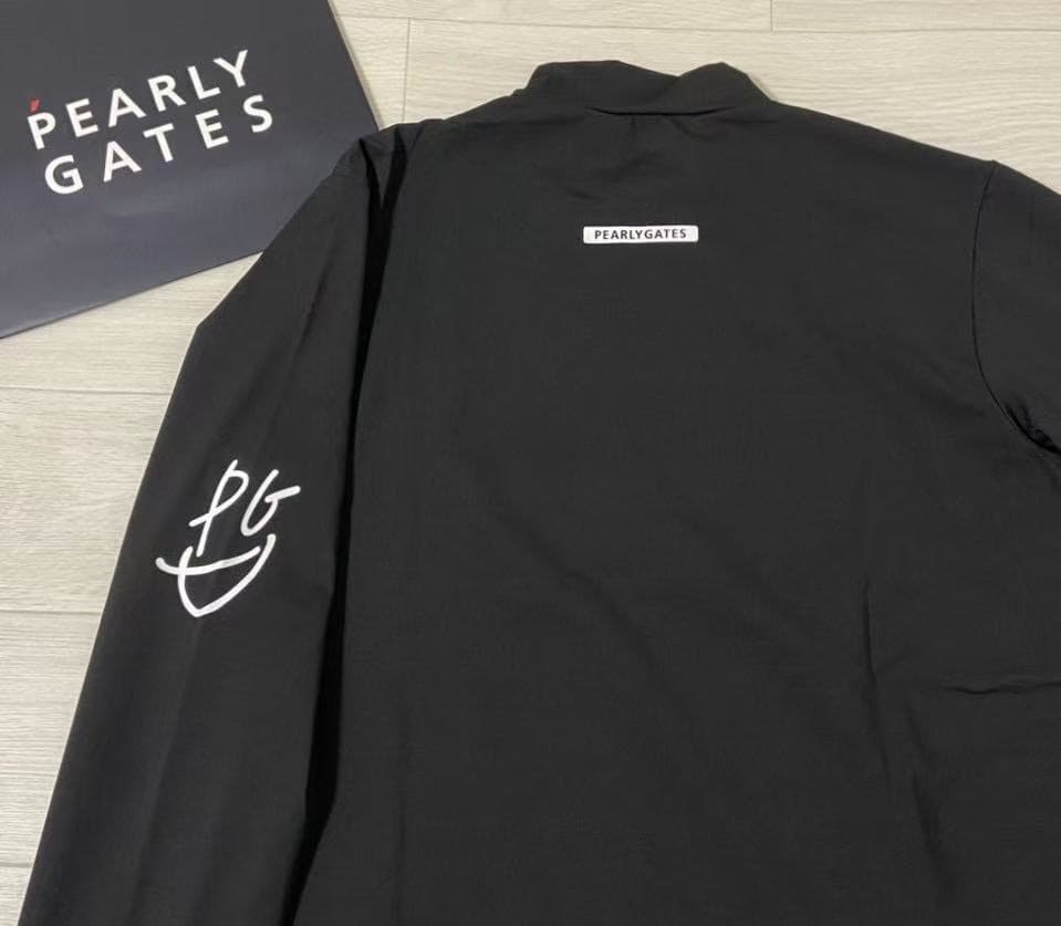 新品 新商品 日本正規品 パーリーゲイツ 吸水速乾 裏起毛 黒 6 XLL