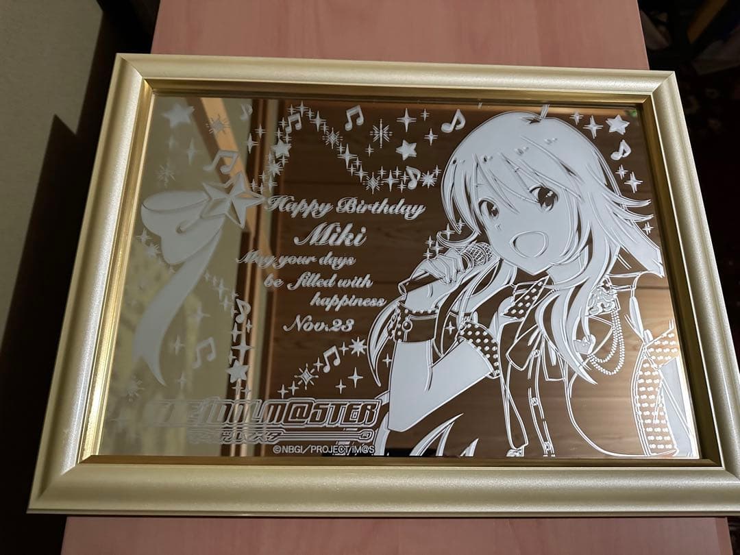 アイドルマスター　星井美希　バースデイミラー 限定品】アイドルマスター ミリオンライブ！バースデーアクリル