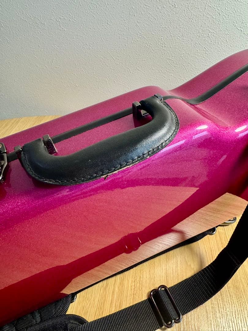 J.W.EASTMAN バイオリンケース 4/4サイズ メタリックピンク