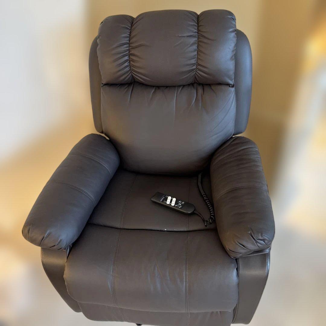 R【現地引渡し2台目購入】チェア SHIFFON Jr-S ブラウン 手動ラウンジチェア SHIFFON Jr-S（シフォンジュニア エス）ダーク