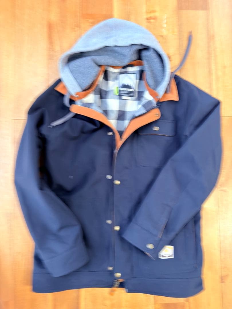 上下セットBURTON スノーボードウェア パンツ デニムプリント
