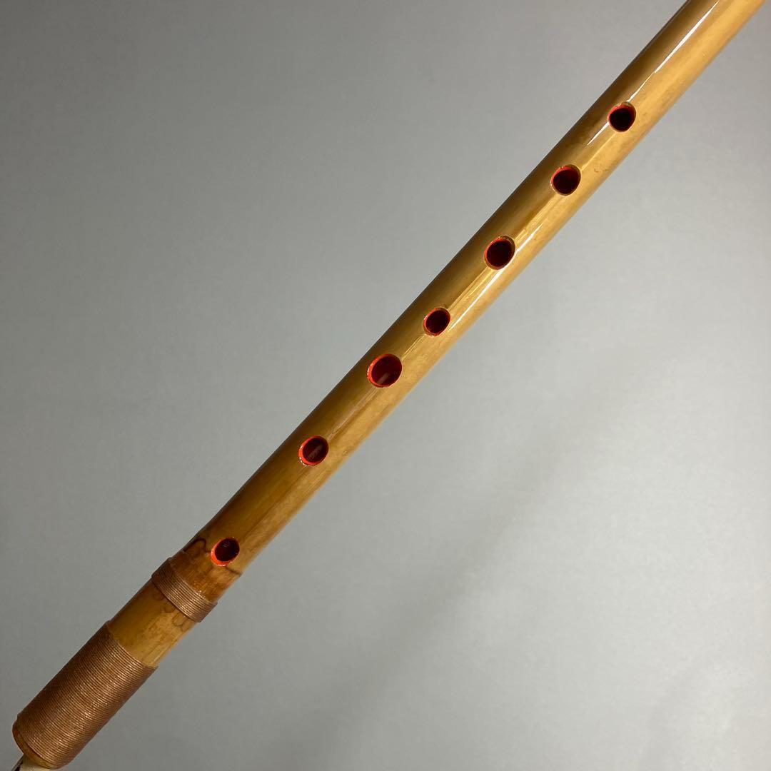 篠笛 四本調子G#管】 CMR4-43 唄物 ドレミ調 天地糸巻 竹笛