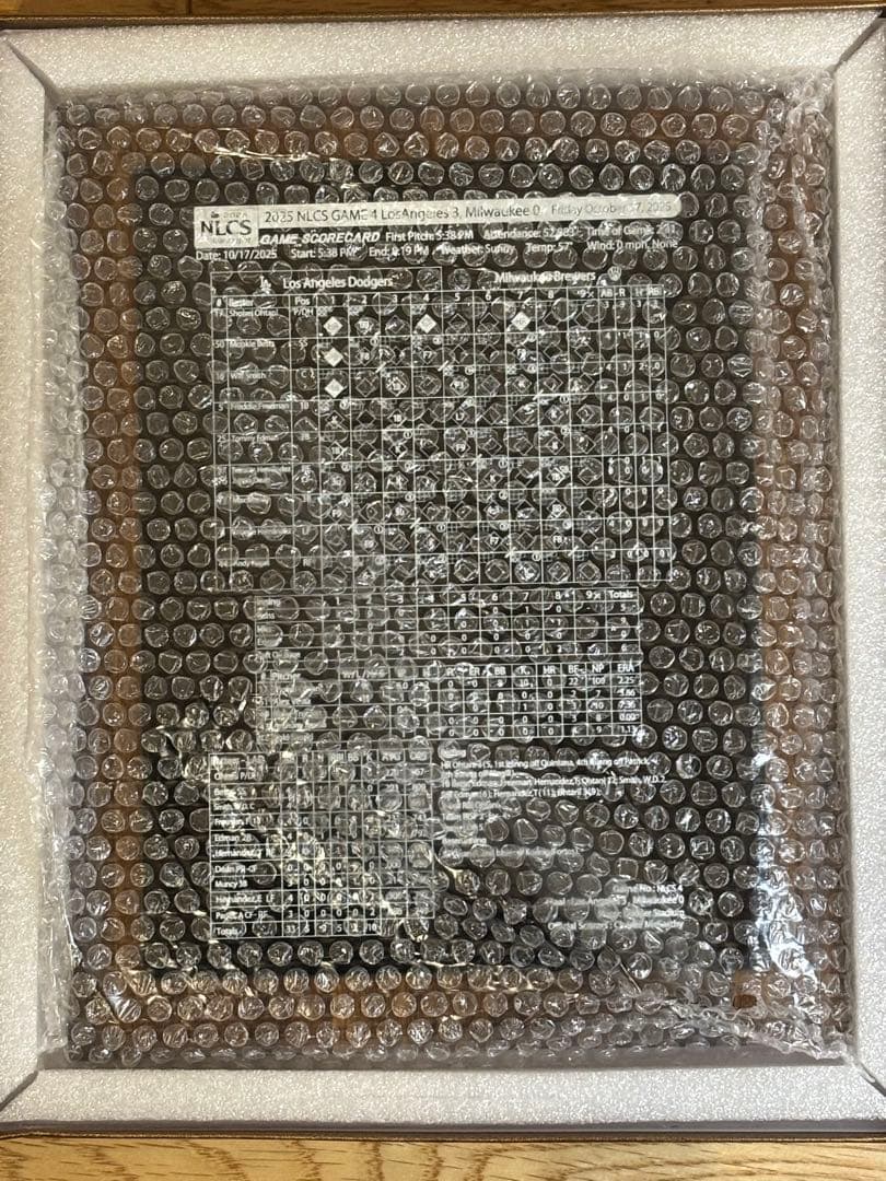 ⭐️残一点限定⭐️伝説の試合☆大谷翔平10/17スコア記念プレート