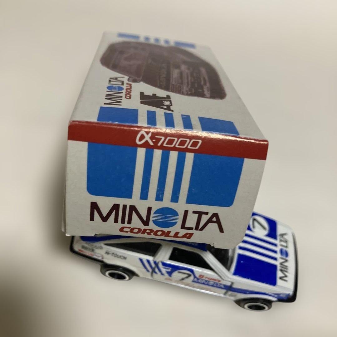 トミカMINOLTA AE86レビン未使用 グループA iiADO特注 日本製 - メルカリ