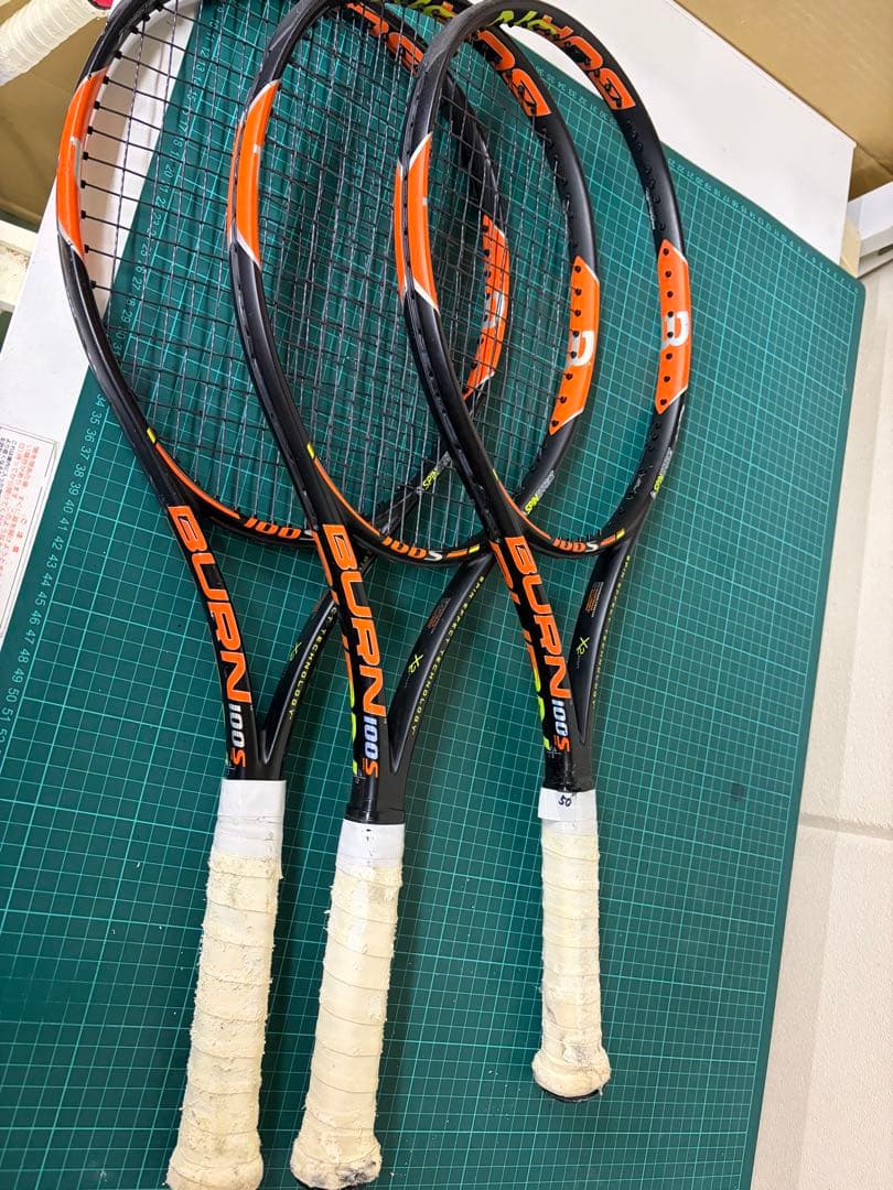 BURN 100S テニスラケット 3本セット Wilson WebMagazine (ウイルソン ウェブ マガジン) :: PRODUCTS