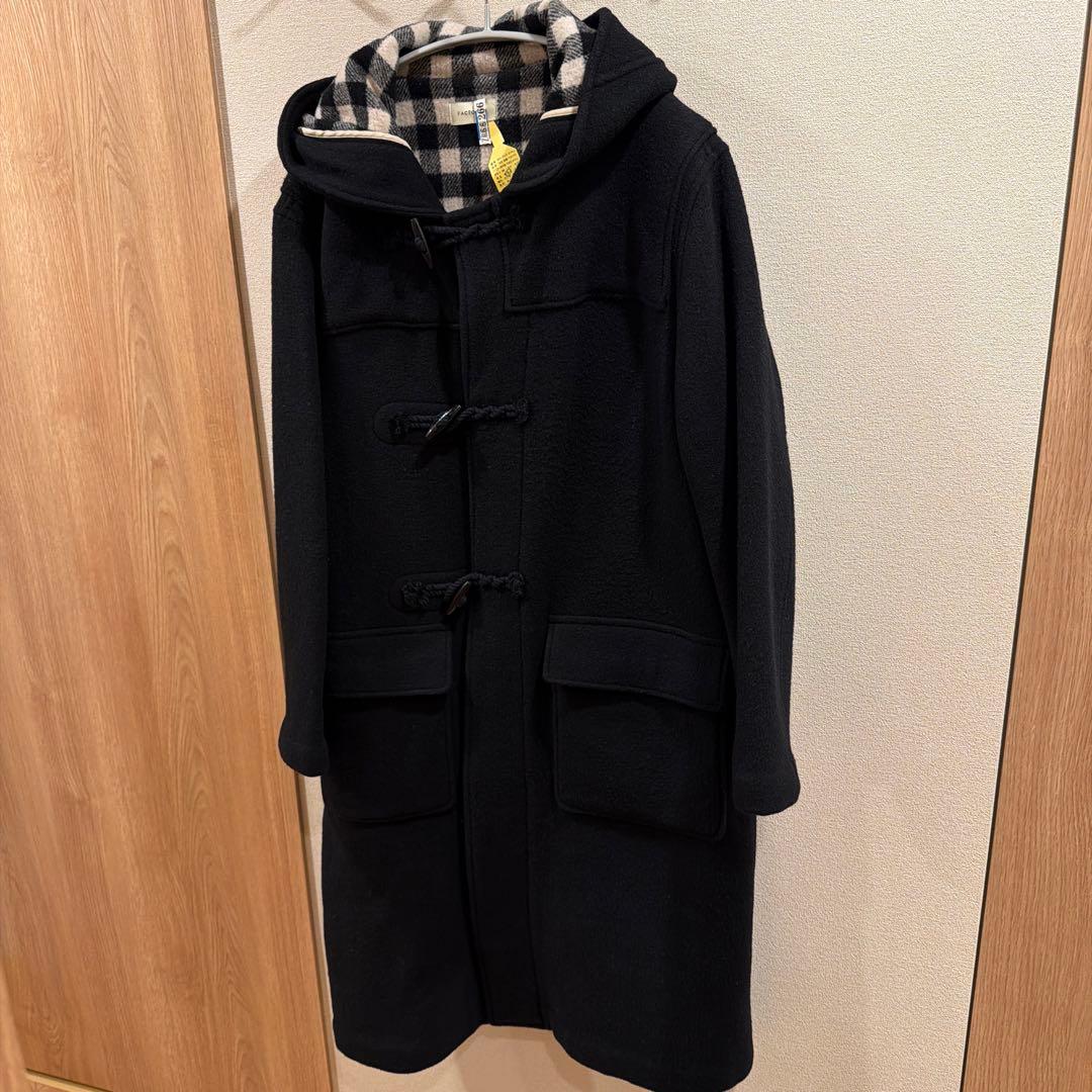 FACTOTUM ウール混合 ダッフルコート 黒 FACTOTUM（ファクトタム） ダッフルコート コート Nylon Duffel Coat