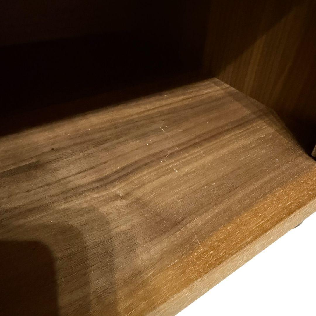 無印良品】廃盤希少 スタッキングキャビネット小 ウォールナット