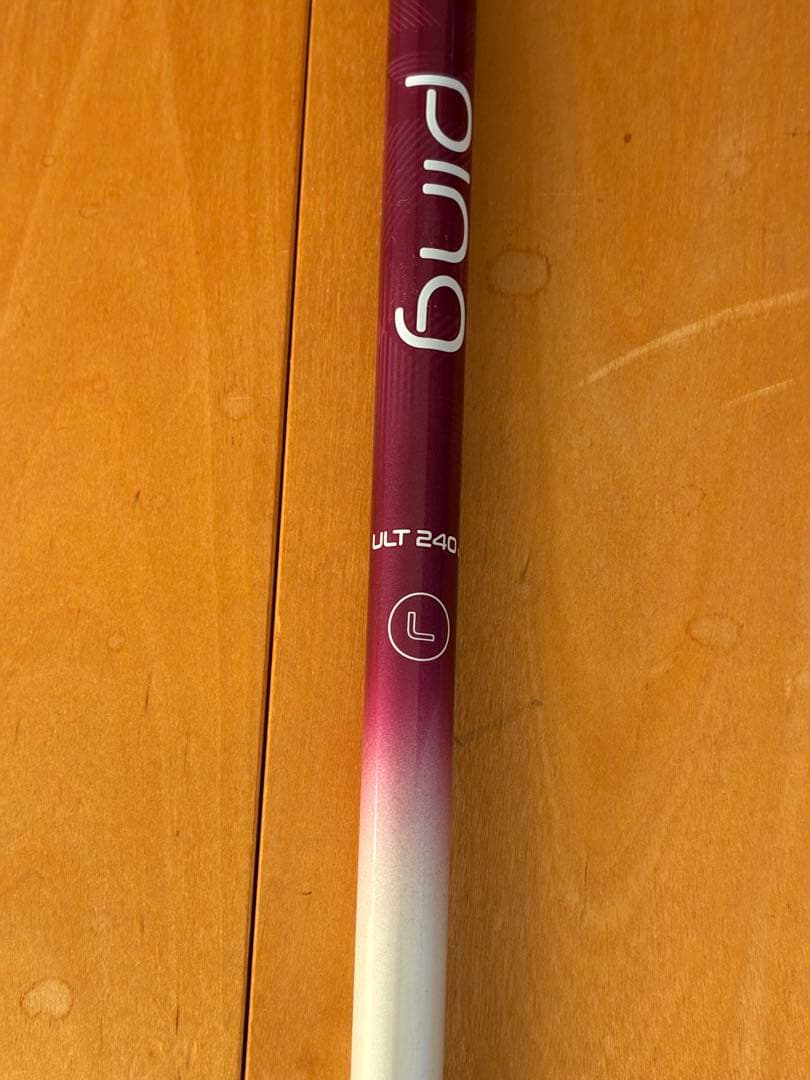 ULT 240 グラデーションピンクシャフト L - クラブ本物