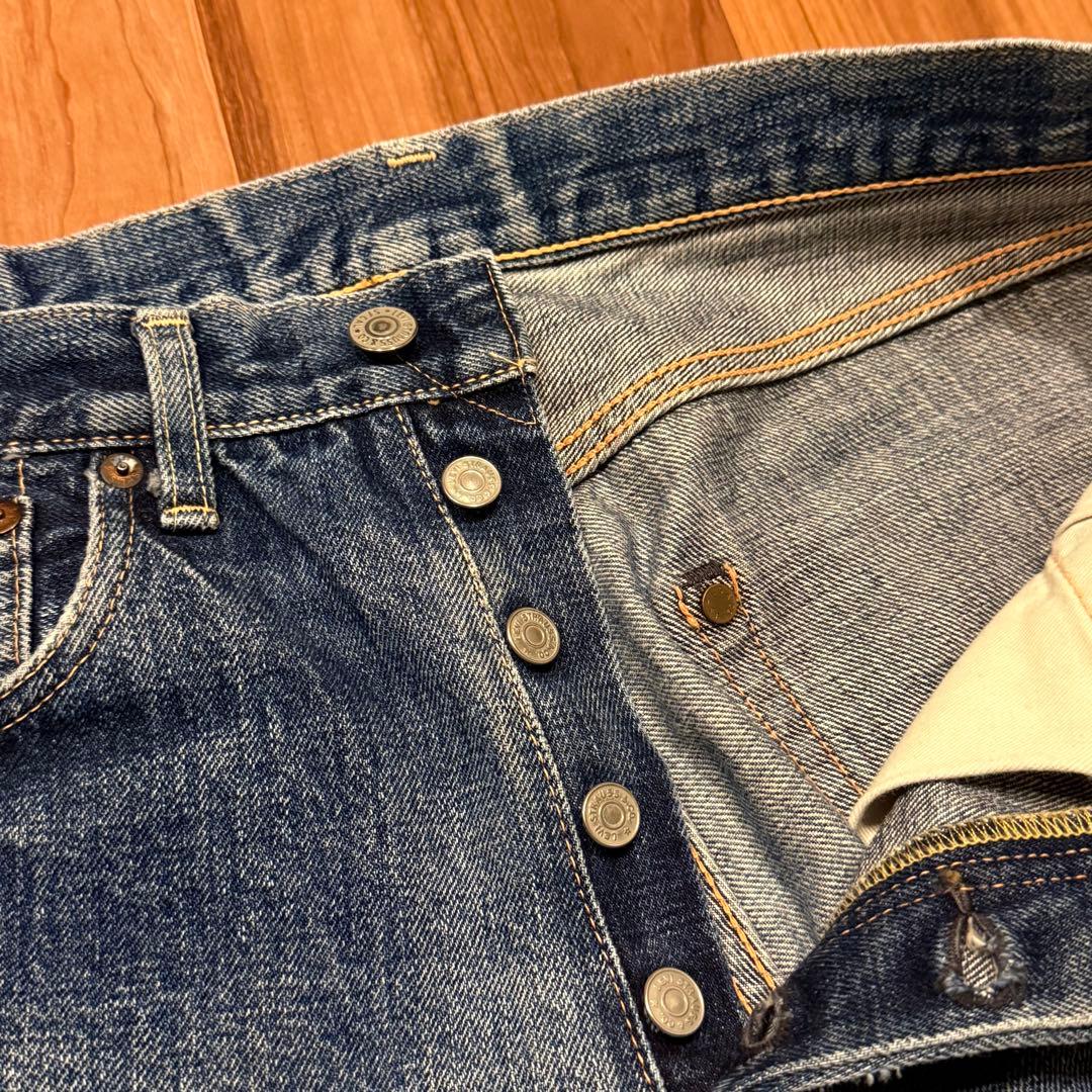 雰囲気最高！LEVI'S 501XX 1955 W32【鬼ヒゲ！ハチノス】