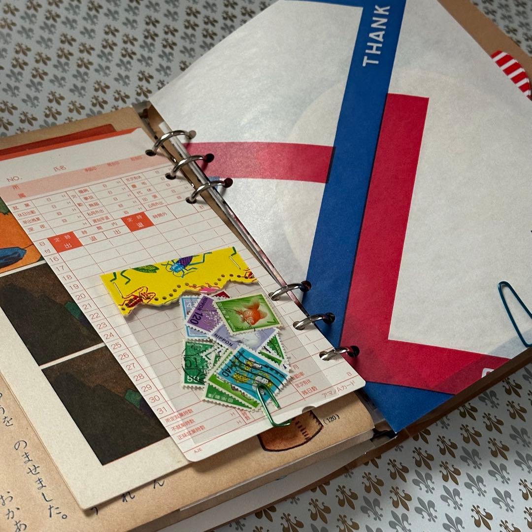 New❁⃘ 昭和レトロジャンクジャーナル【156】おすそ分け6穴バインダー