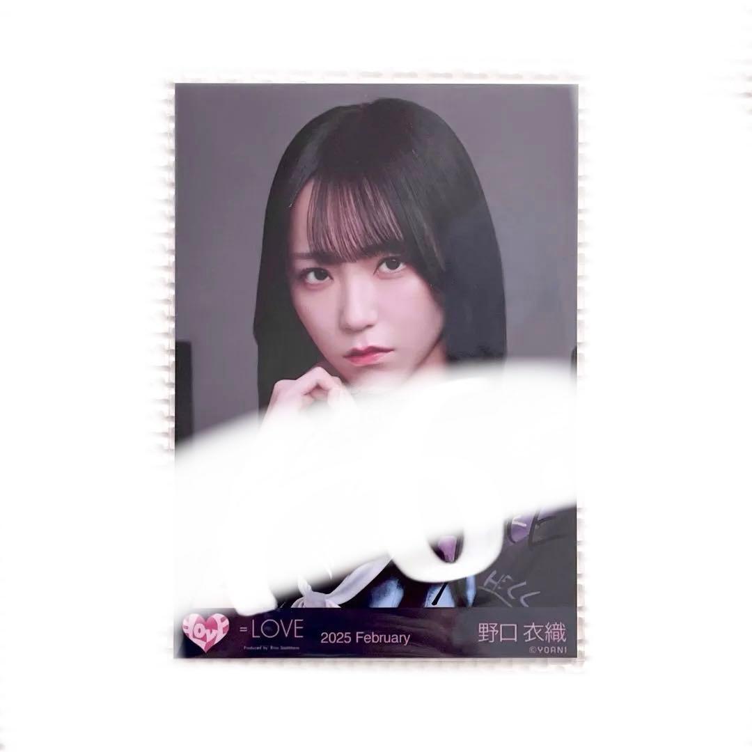 匿名配送】イコラブ イコノイジョイ 黒セーラー 生写真 野口衣織 直筆