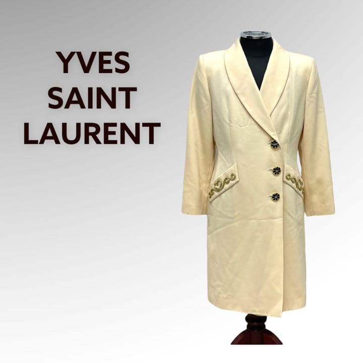 Yves Saint Laurent】ビンテージ ウール チェスターコート