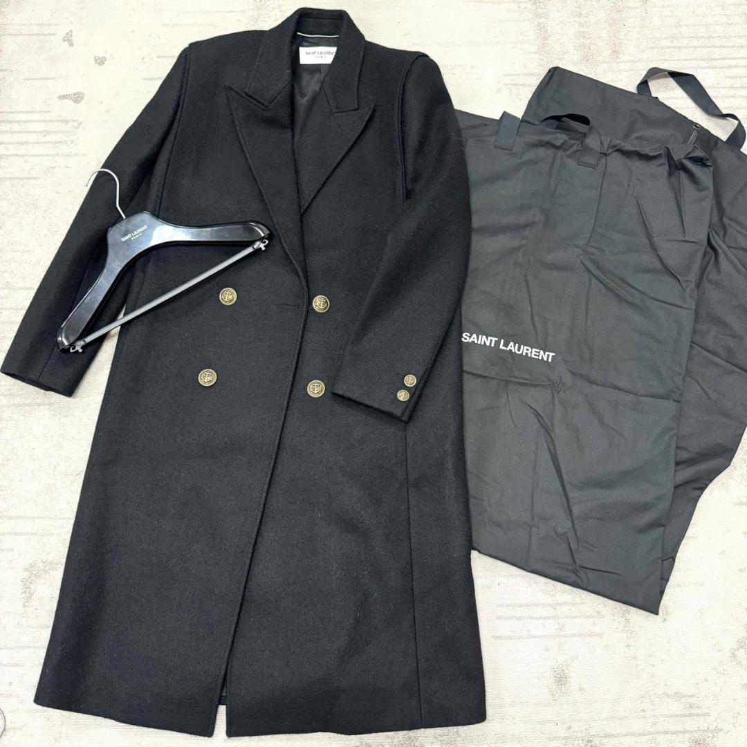 新品 SAINT LAURENT PARIS 22AW ロングコート 50 - メルカリ