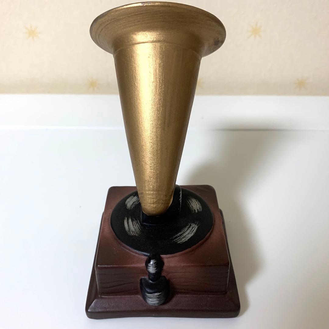 希少】ビクター犬、ニッパー君、蓄音機、台座、3点セット 陶器製置物