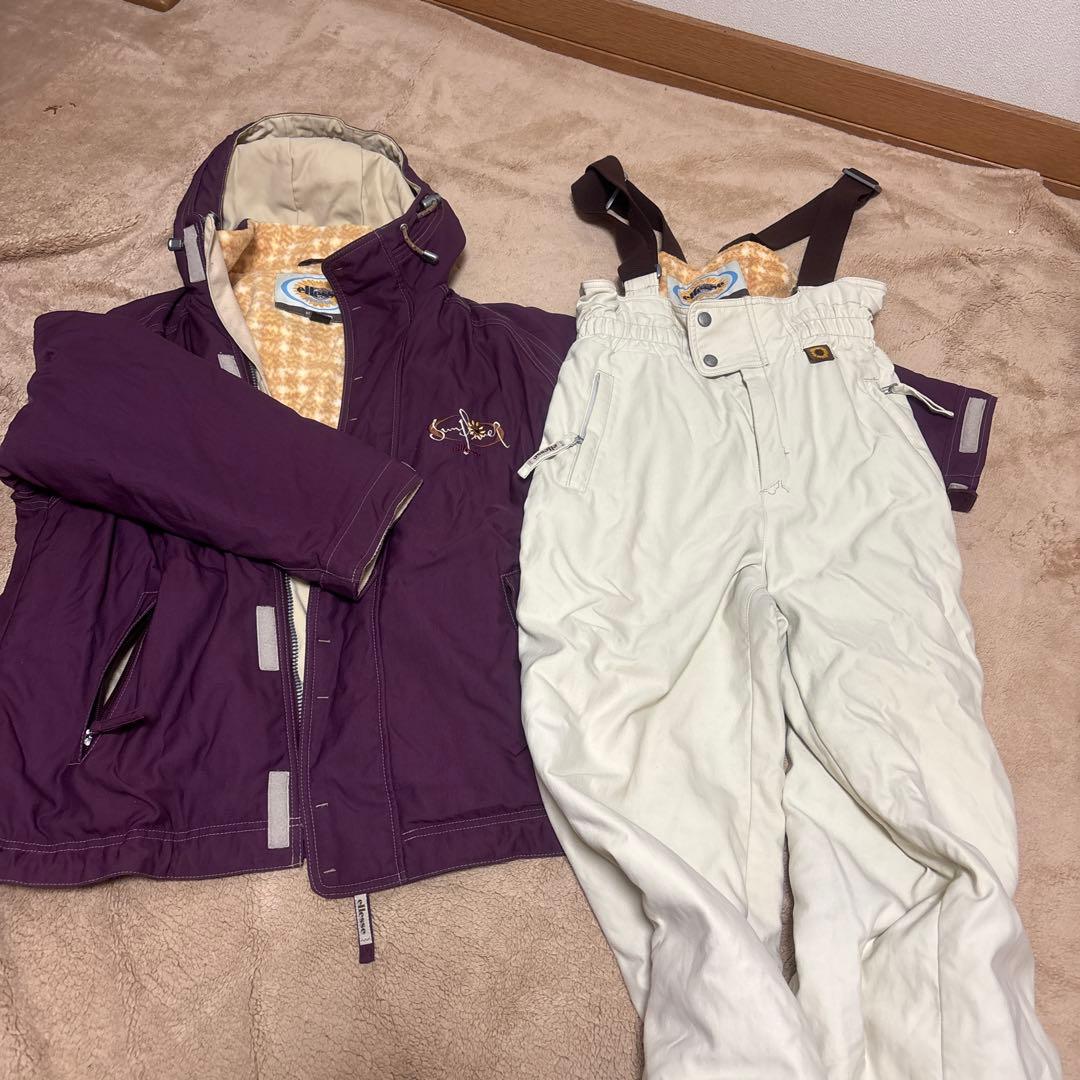 スキーウェア エレッセ レディース ellesse スキーウェア 紫色 Lサイズ