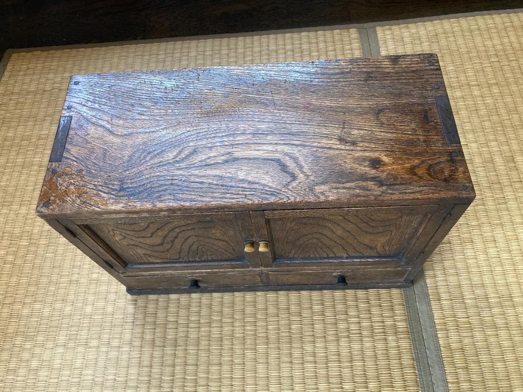 送料込】昭和レトロ 小箪笥 木製収納棚