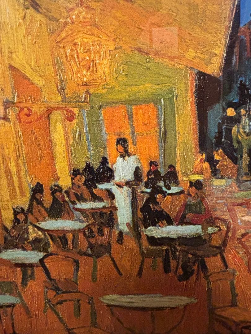 74.5cmフィンセント・ファン・ゴッホ「夜のカフェテラス」ファイン
