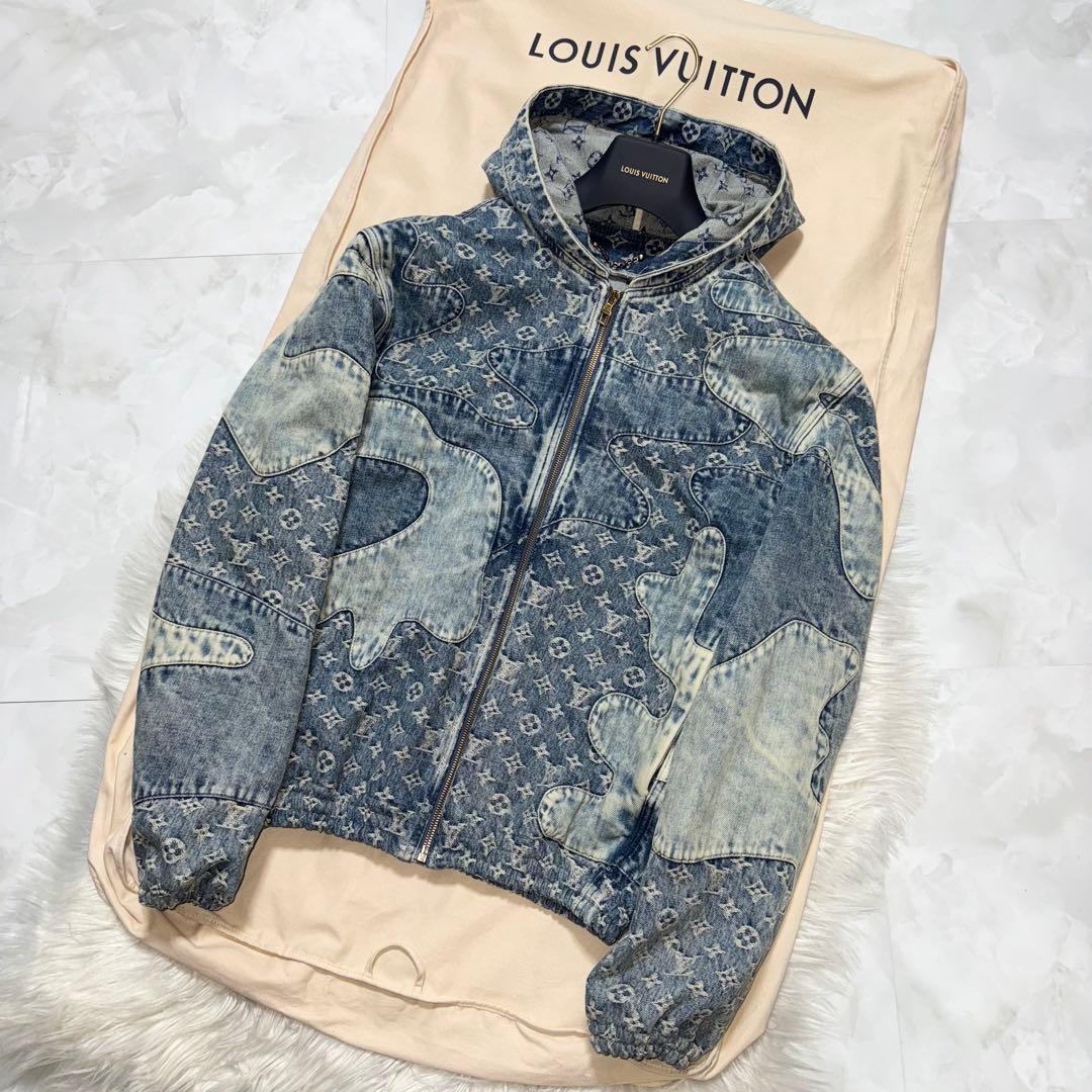 本物 即完売 美品 ルイヴィトン × NIGO モノグラム デニム ジャケット