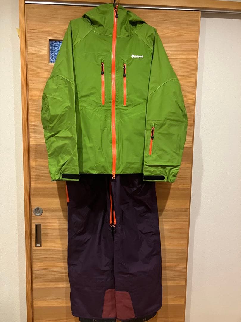 【値下げ】Mountain Surf マウンテンサーフ　スノーボードウェアセット mountain surf スノーボードウェア(ジャケット) メンズ SIZE M ブルー