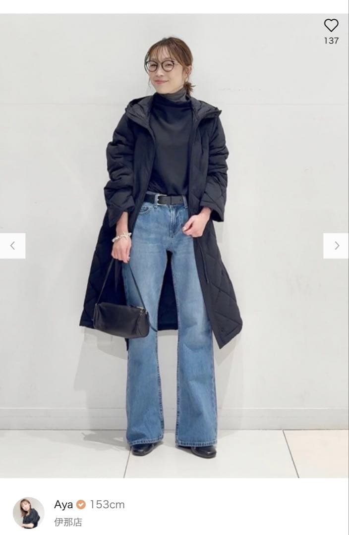 ユニクロ BLACK サイズS黒完売 パフテックロングコートリラックス