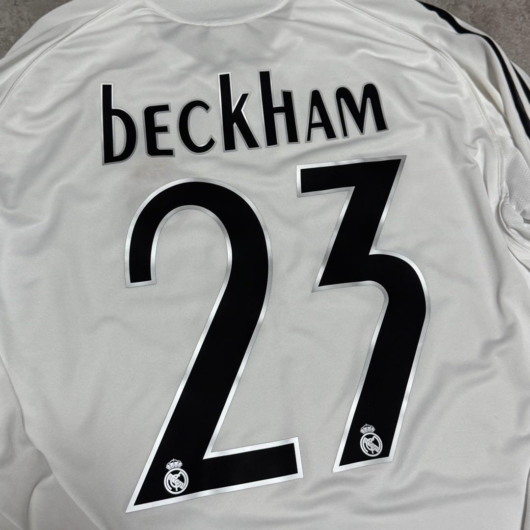 レアルマドリード 05/06 #23 ベッカム 長袖 ユニフォーム CL