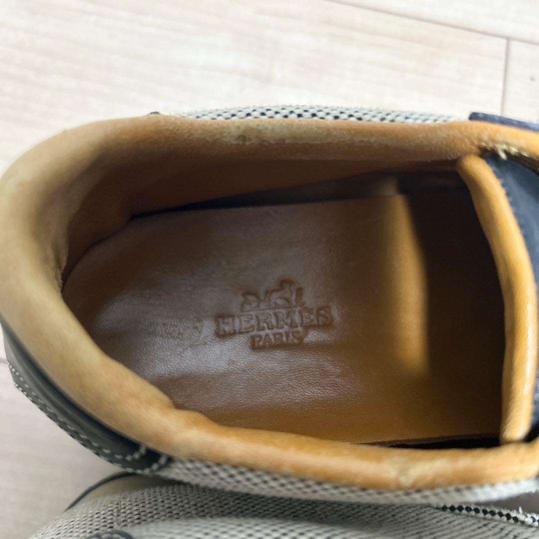 HERMES エルメス クイック トワルアッシュ　キャンバス 23.5cm