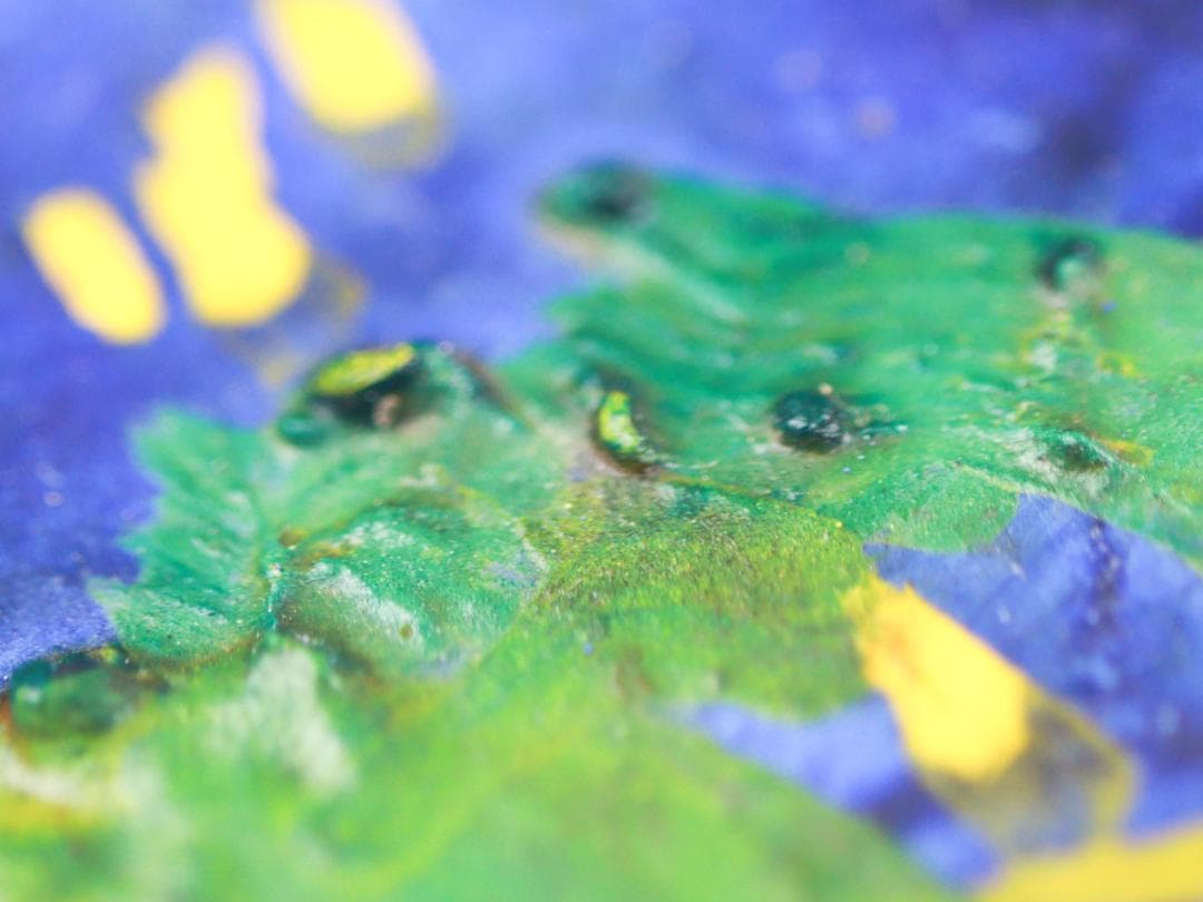 太田國廣 乗馬 蝋画 8号 額装