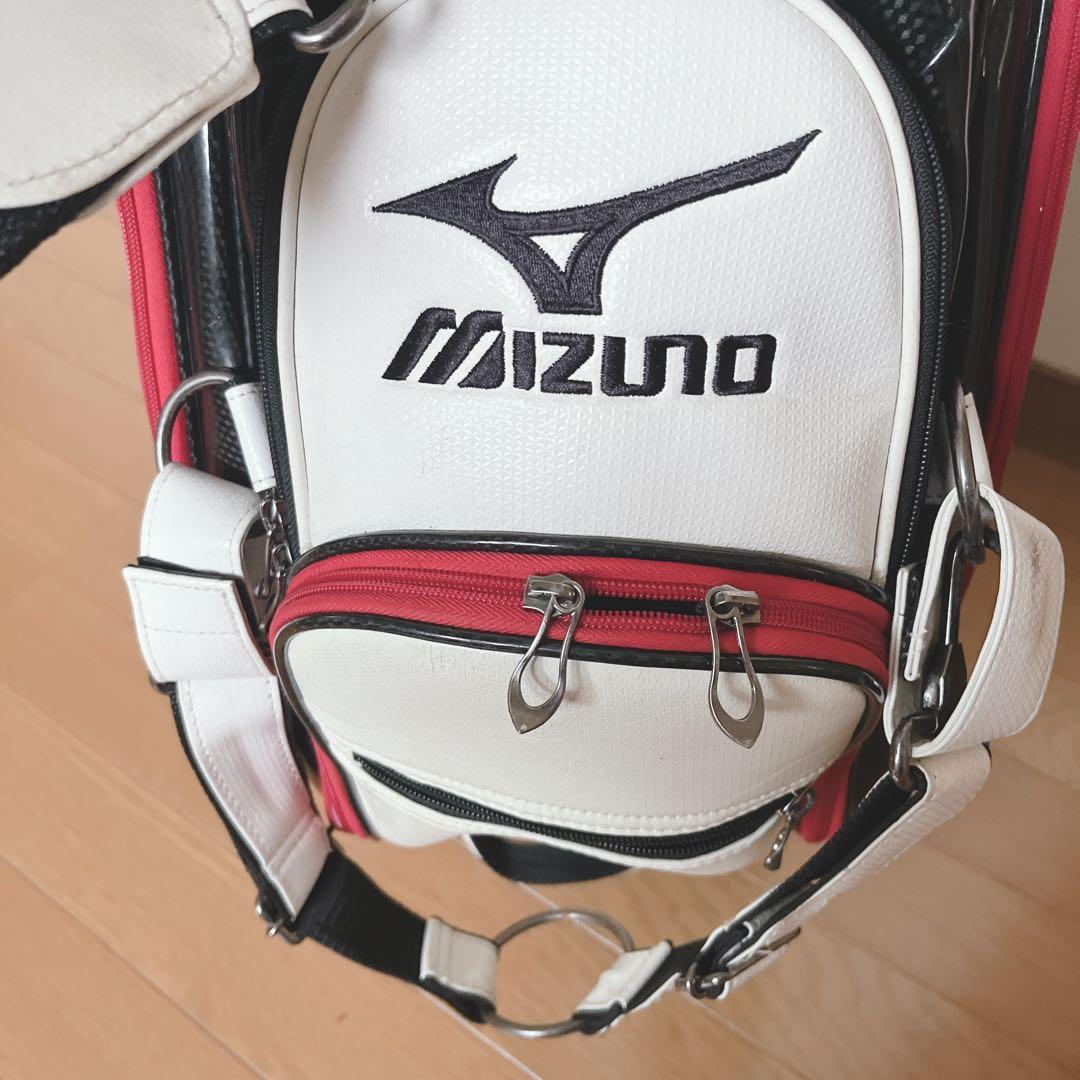 K303 MIZUNO ツアースタイル キャディバッグ 3点式 ゴルフクラブ スタンド