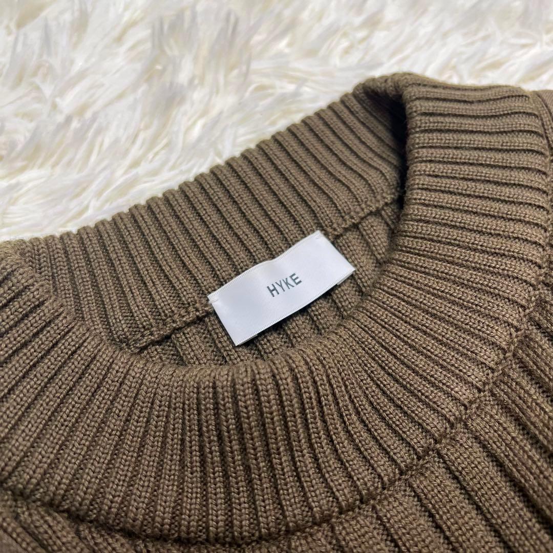 ハイク COMMAND コマンド セーター PONCHO ポンチョ リブ カーキ