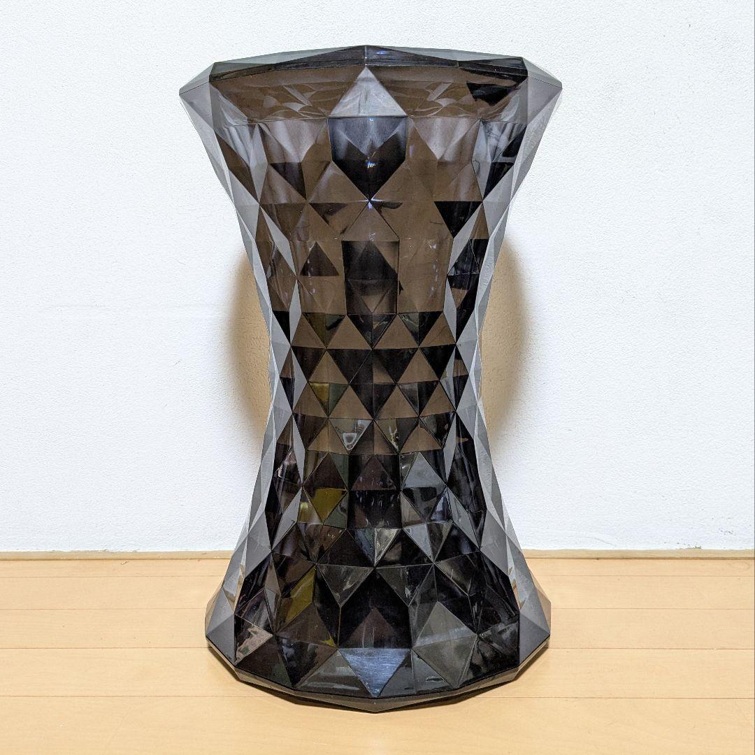 美品 Kartell STONE カルテル ストーン スツール スモーク 2 Kartell カルテル ストーンスツール おしゃれ デザイナーズ マルセル