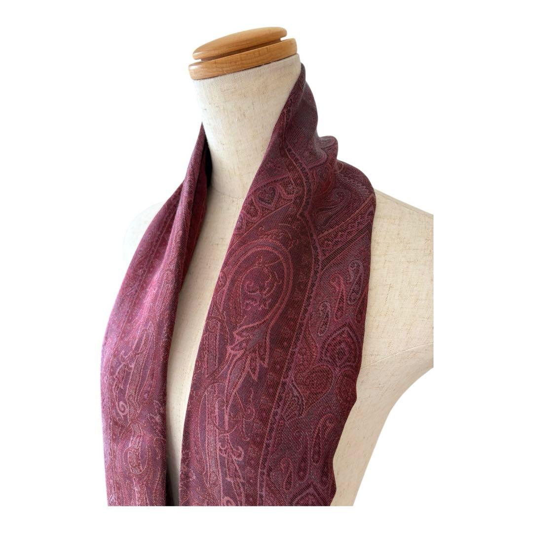 新 モデルファッション - 【美品】ETRO エトロ ストール ペイズリー柄
