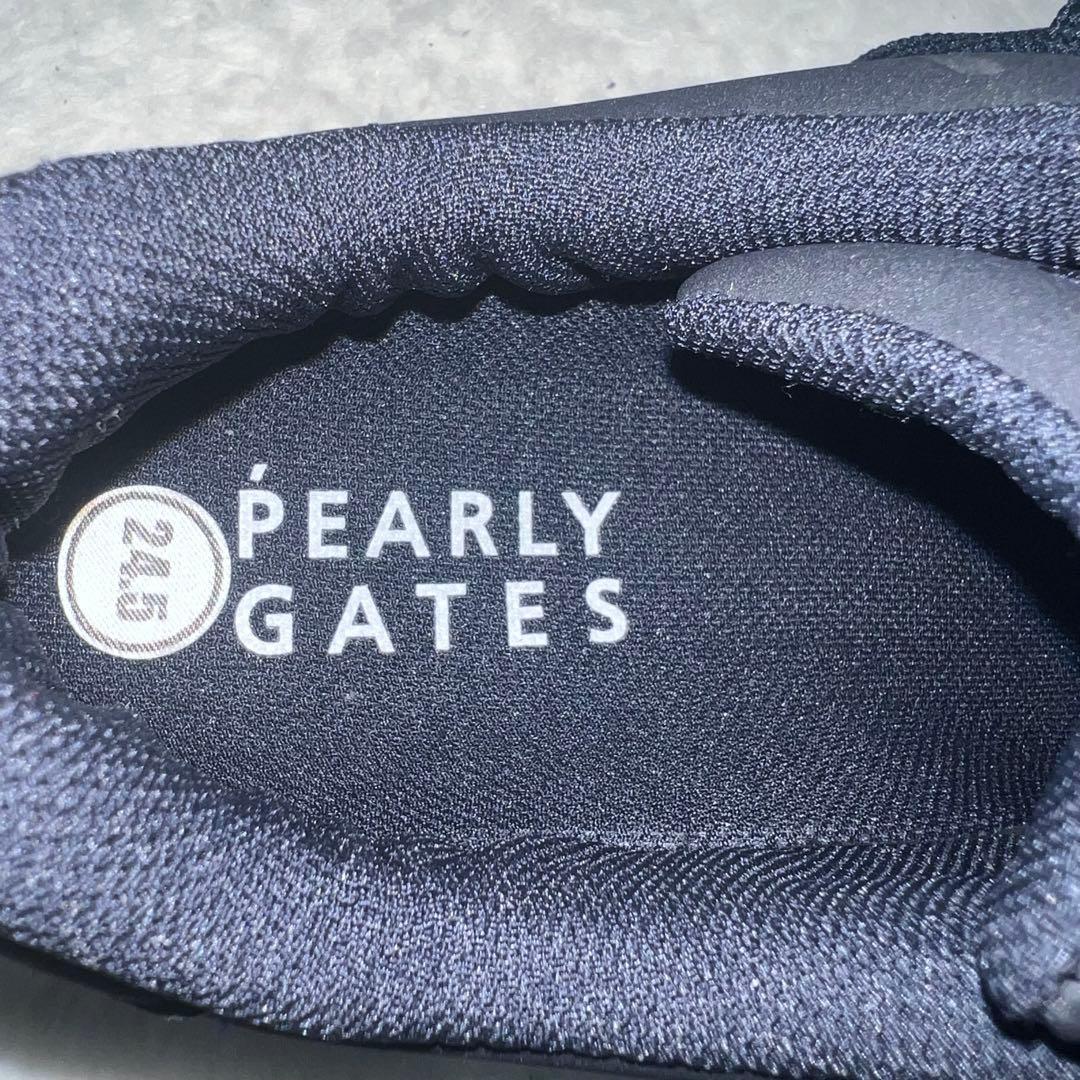 【新品】 パーリーゲイツ ローカット ゴルフシューズ ネイビー 24.5cm