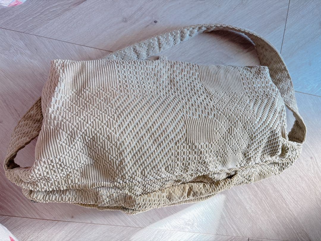 ミナペルホネンland puzzleボディバッグ ショルダー ベージュ - メルカリ