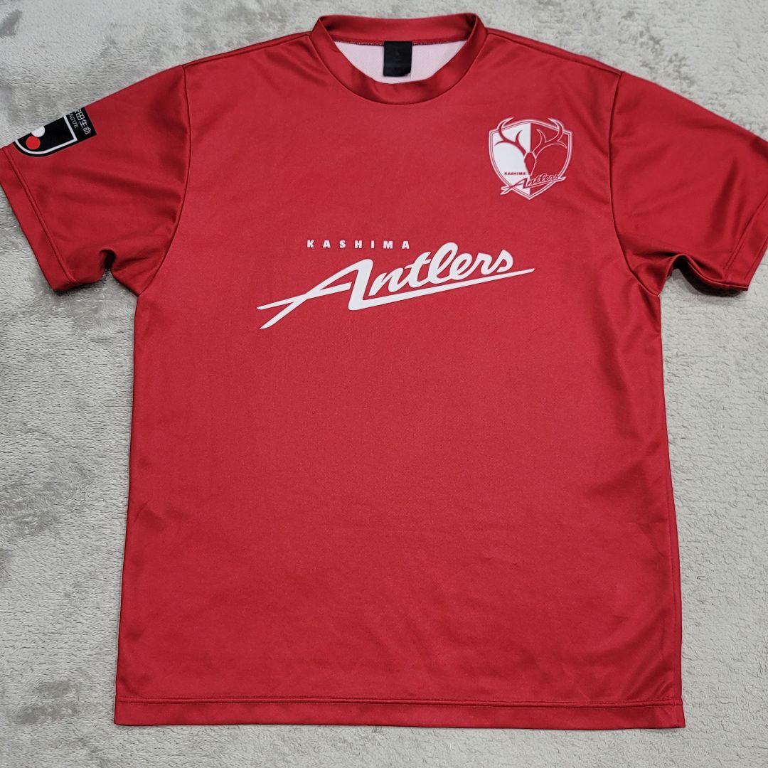 鹿島アントラーズ Tシャツ 赤 Jリーグ サッカー - メルカリ