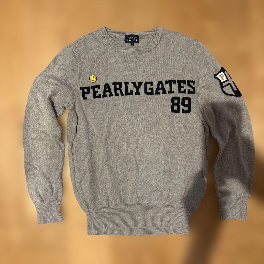 PEARLY GATES パーリーゲイツ クルーネックセーター サイズ4 - メルカリ