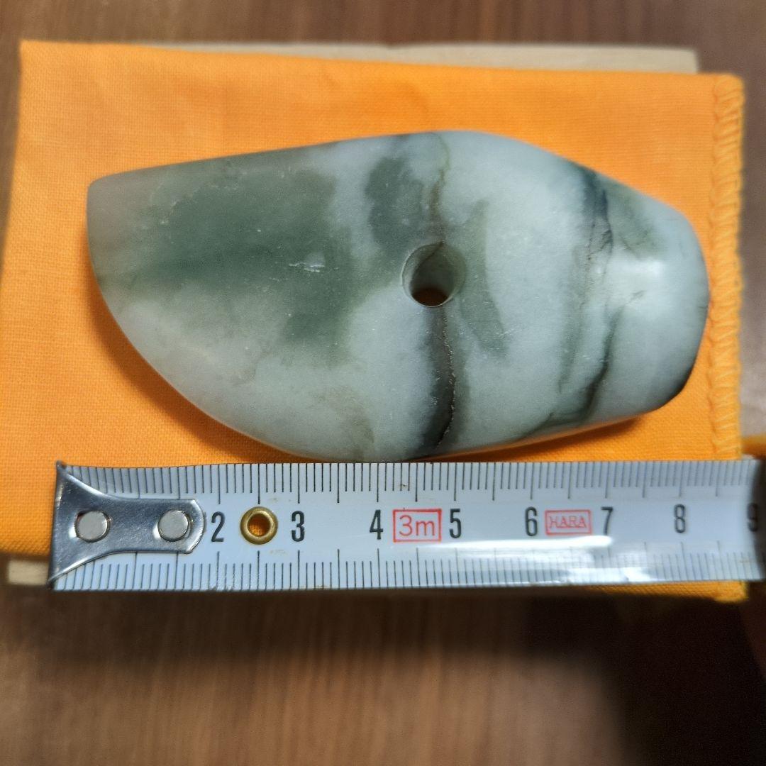 糸魚川産 翡翠 ヒスイ 祭器 斧形 1.18kg 天然石 希少 レア