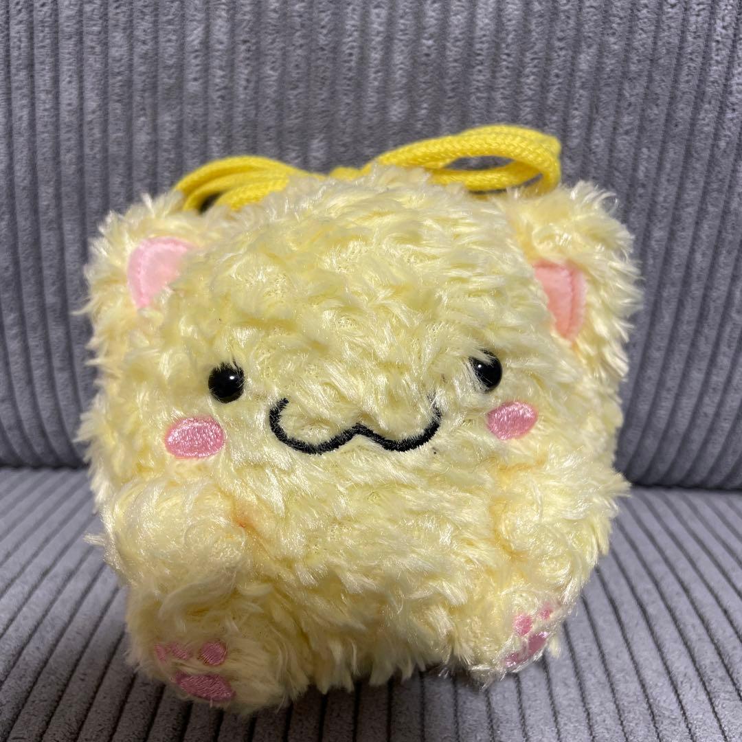新品 まるねこCLUB ぬいぐるみ巾着ニャ 3つセット ぬいぐるみ ポーチ
