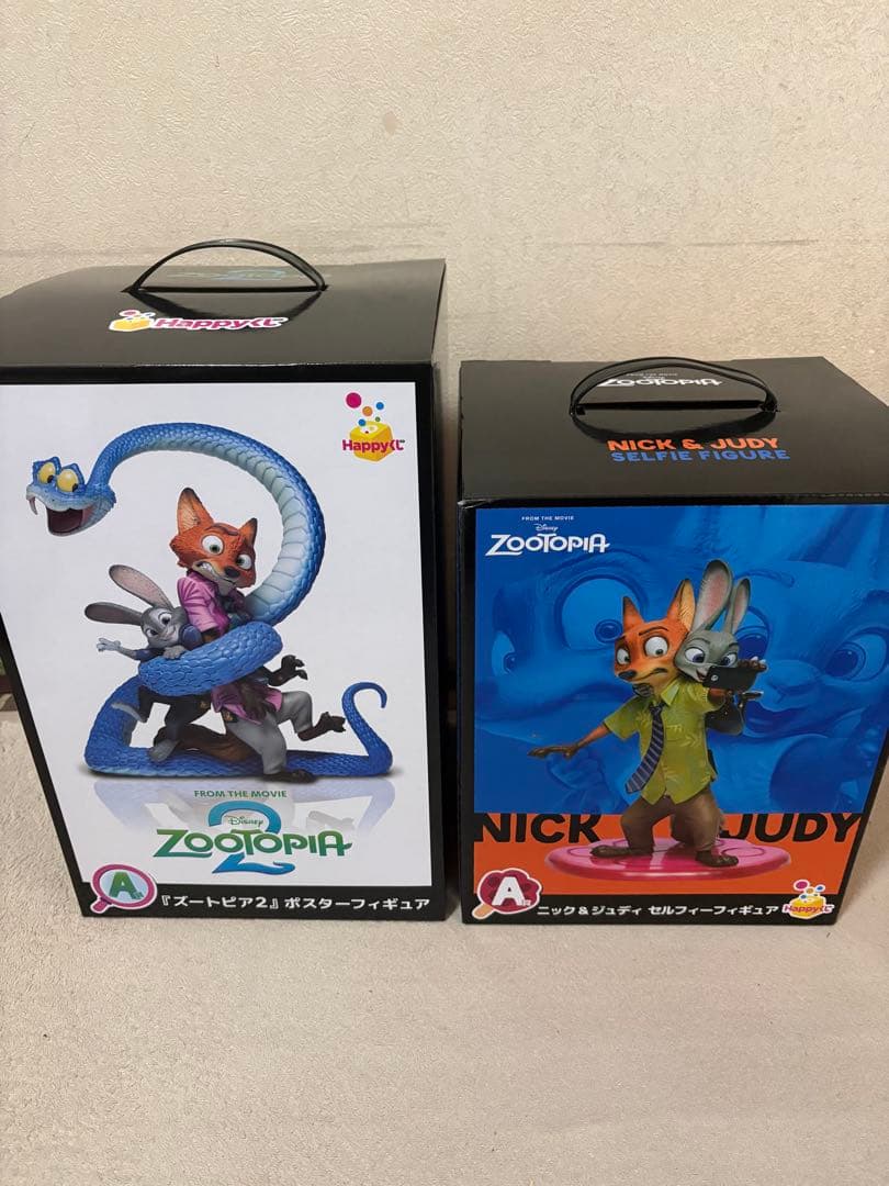 Zootopia Nick & Judy フィギュア　happyくじ Happy Kuji Zootopia 2025 Disney Prize A Nick and Judy 20cm Figure