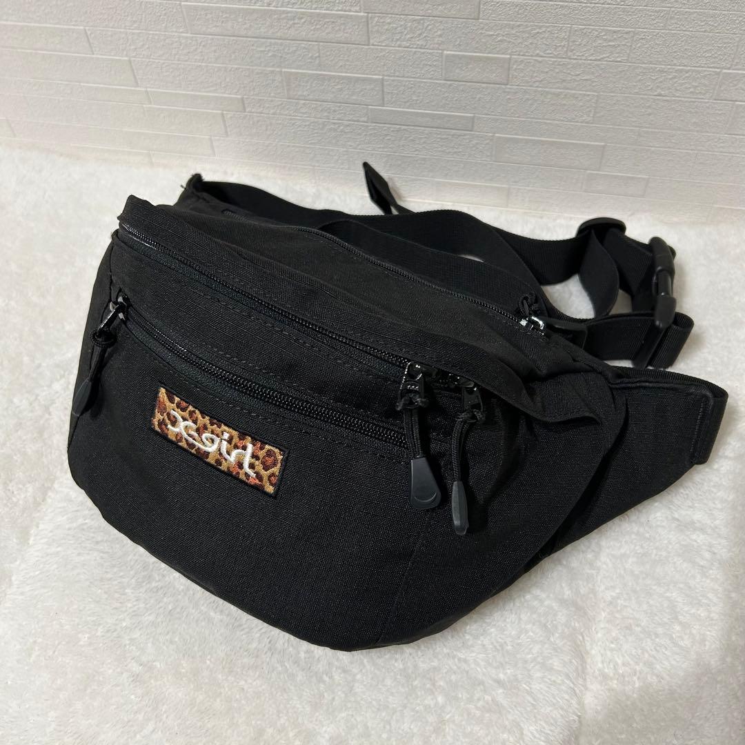 ☆(^^) 様専用☆新品 エックスガールレオパードボックスロゴヒップ